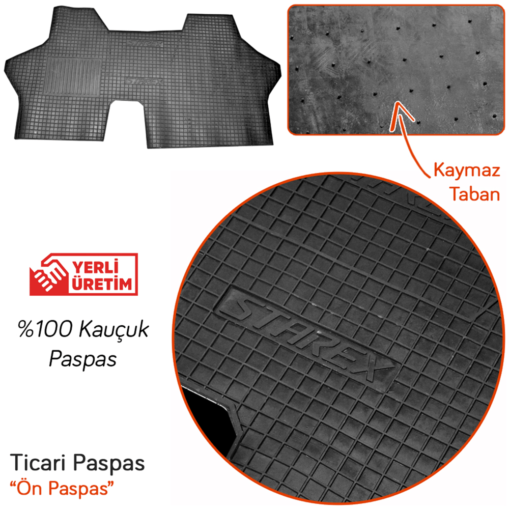 İmage Hyundai Starex 1997-2007 Kauçuk Paspas Ticari