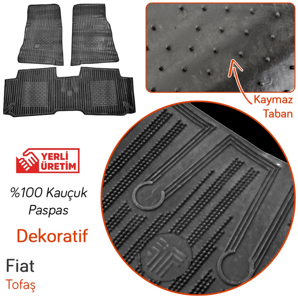 İtibar Dekoratif Tofaş Paspas