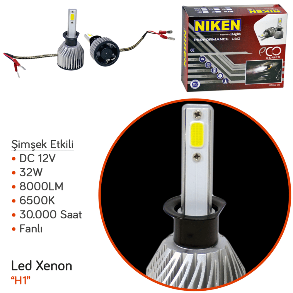 Niken H1 Led Xenon Eco Serisi 40W 4000 LM