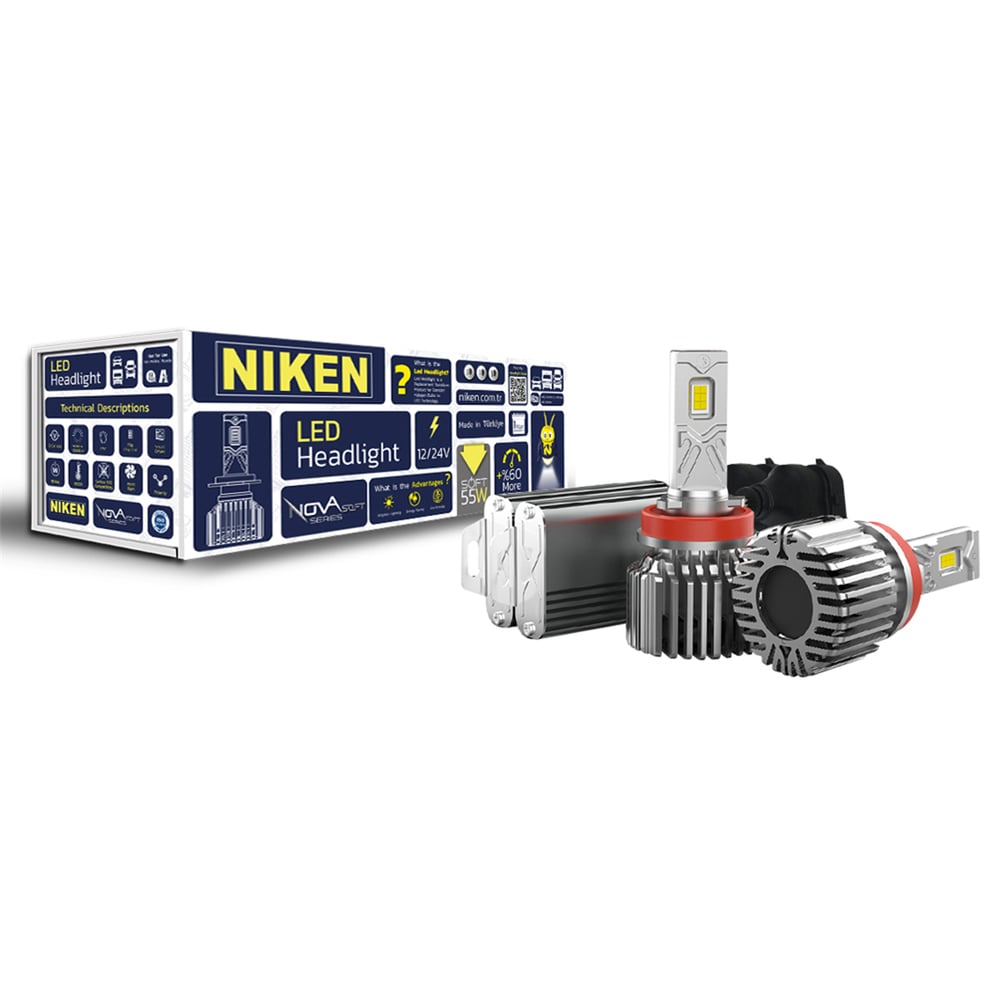 Niken H11 Led Xenon Nova Soft Serisi 55W 9000 LM