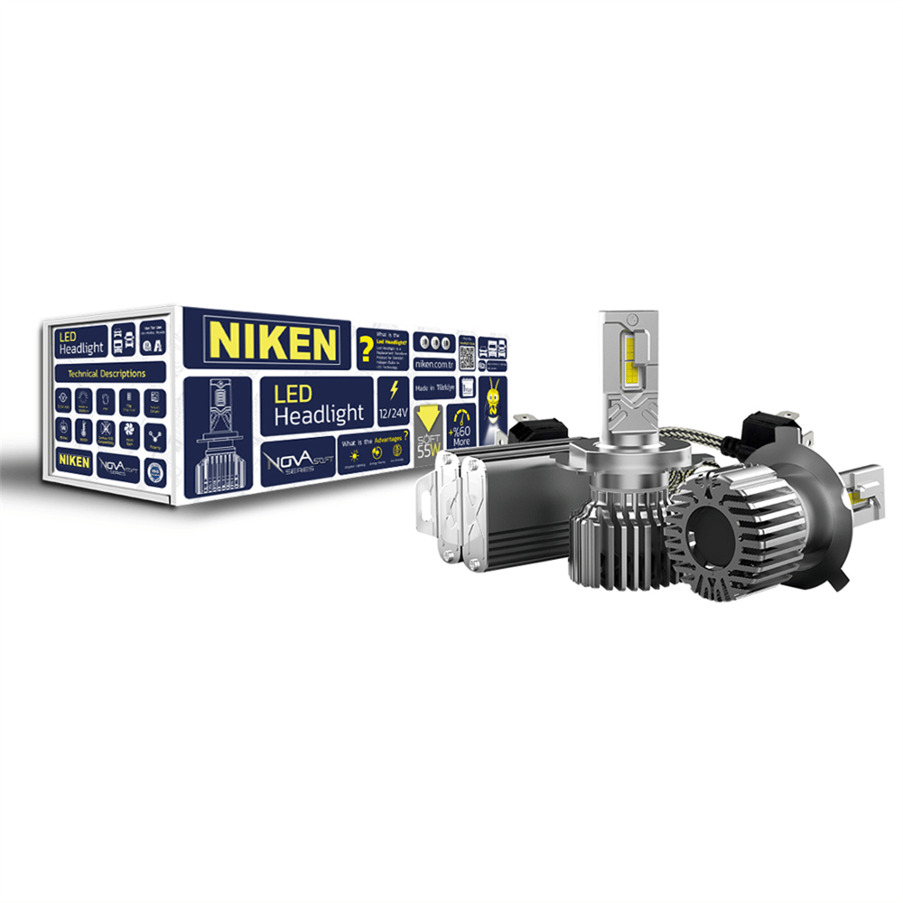 Niken H4 Led Xenon Nova Soft Serisi 55W 9000 LM