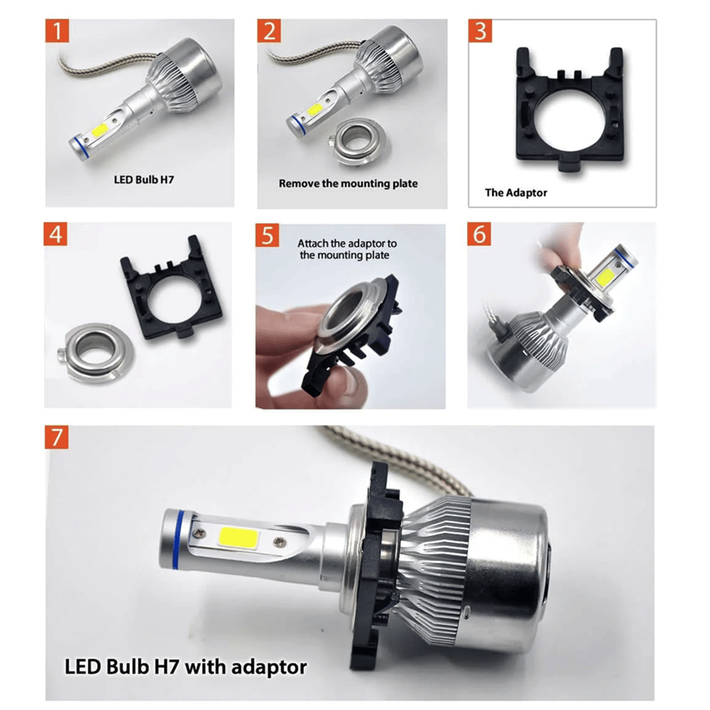 Niken H7 Ford Focus Low Beam Led Far Montaj Adaptörü 061 001 01 10