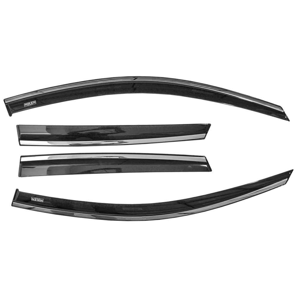 Niken Hyundai Tucson 2015-2020 Kromlu Cam Rüzgarlığı 4 lü