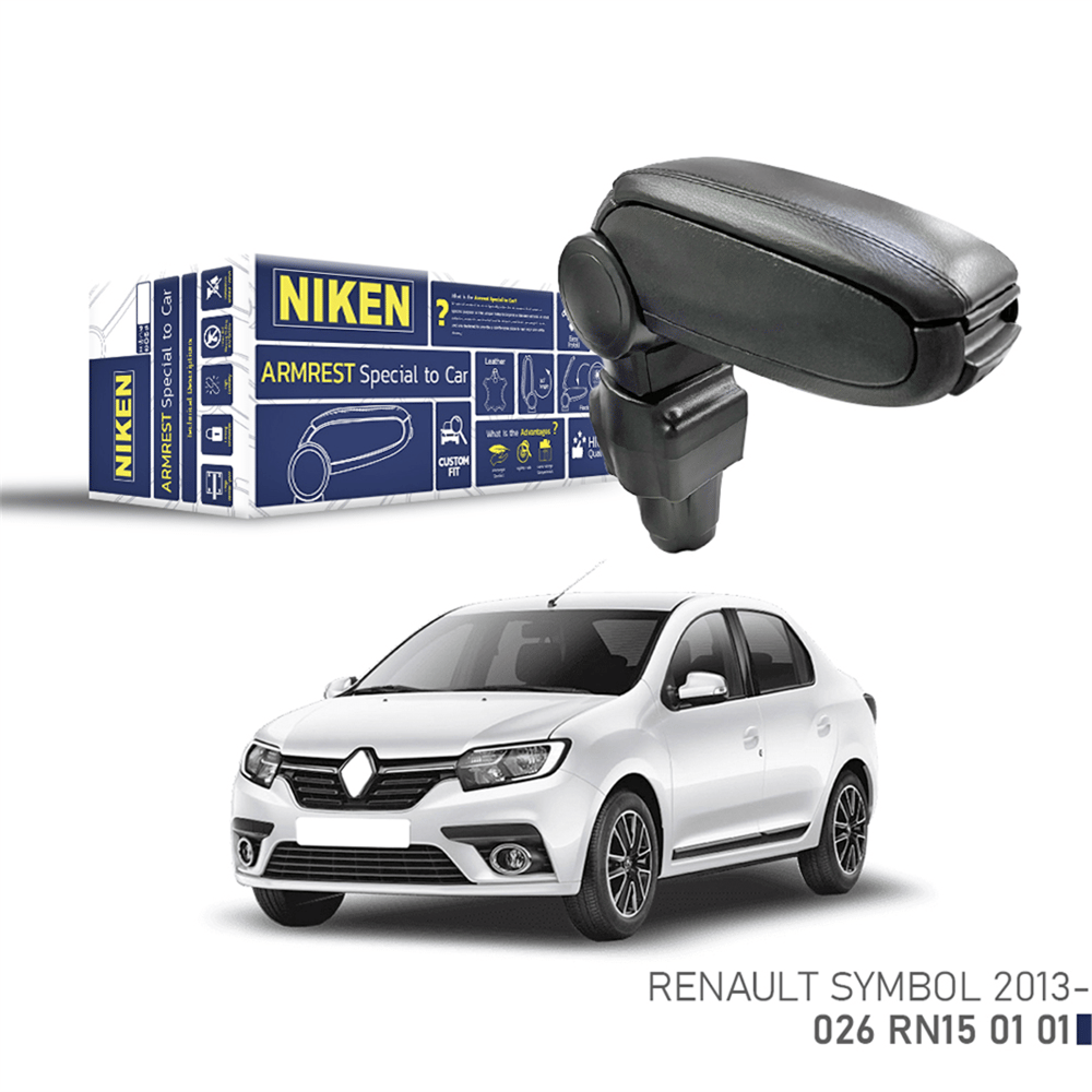 Niken Renault Symbol 2013+ (Bazı Kasalar) Kol Dayama Siyah