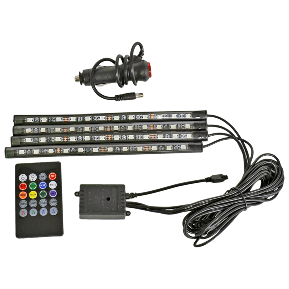 NYF 12V Led Lamba Ayak Altı Kumandalı 12 Ledli 4 lü