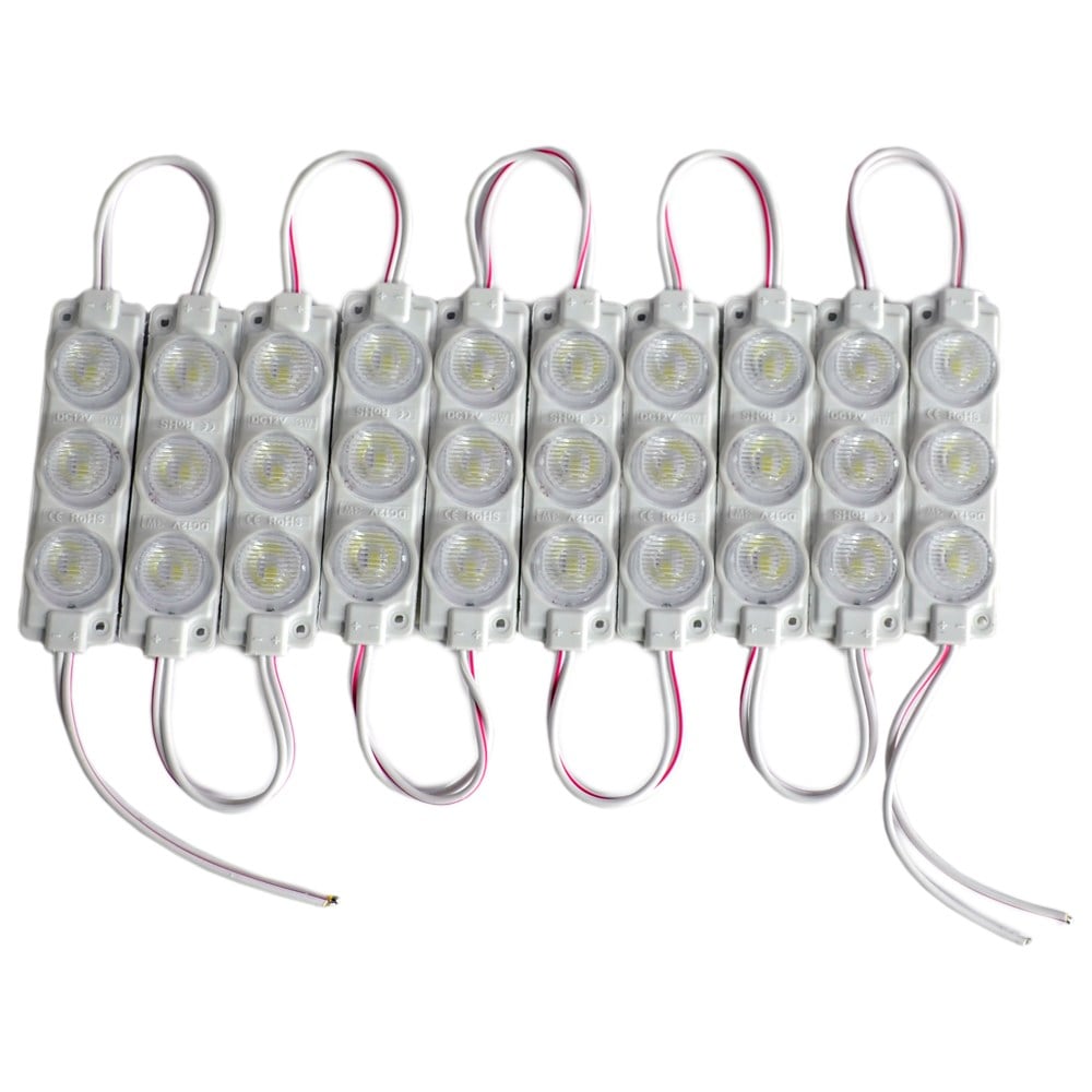 NYF Benmax 12V Parmak Lamba Modül Led 3 lü Gün Işığı 10 lu BX12 54