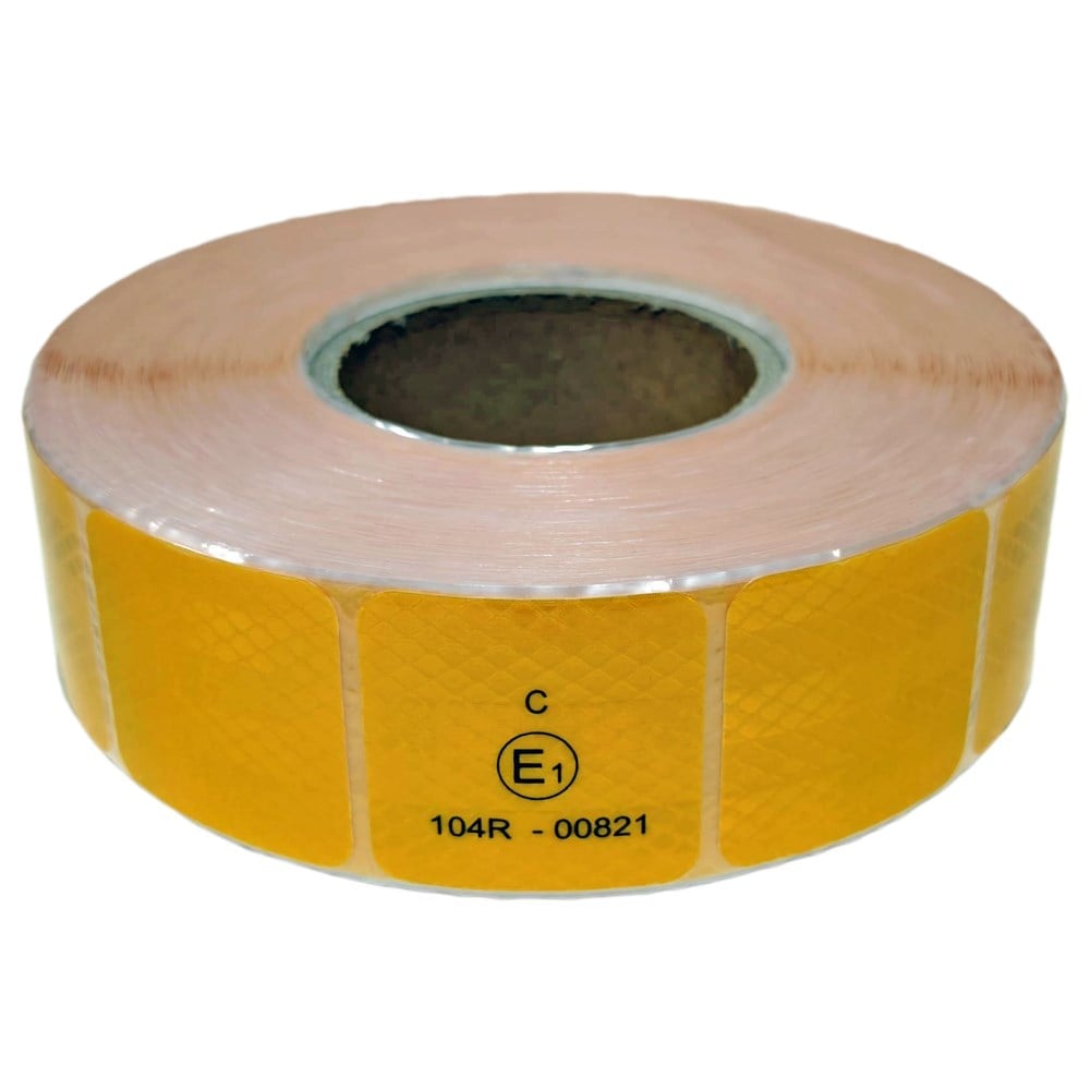 NYF Fosfor Bant Parçalı Reflektiv 5,1 cm x 50 mt Sarı (E Belgeli) BX14 068
