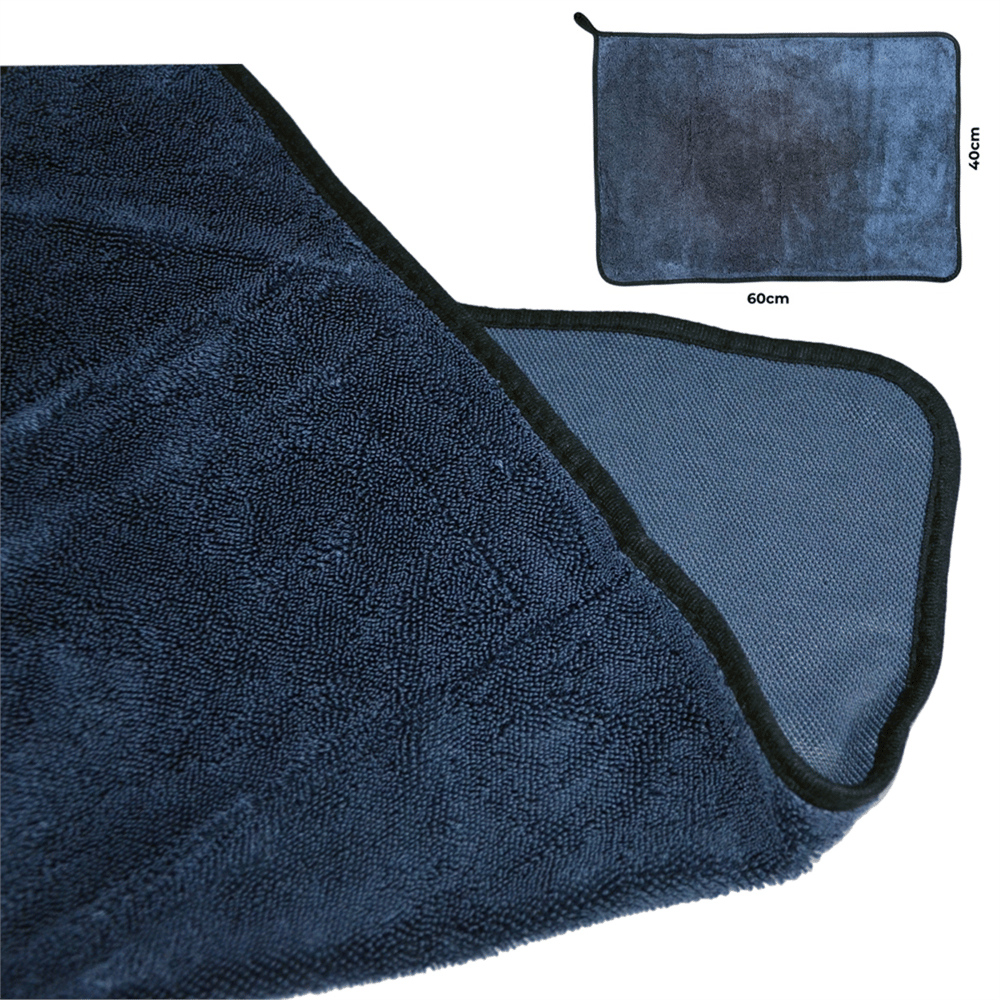 NYF Klon Oto Kurulama Bezi Premium 40x60 cm Gri 600 GSM