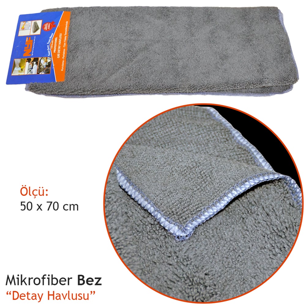 NYF Mikrofiber Bez Detay Havlusu 50x70 cm 22400