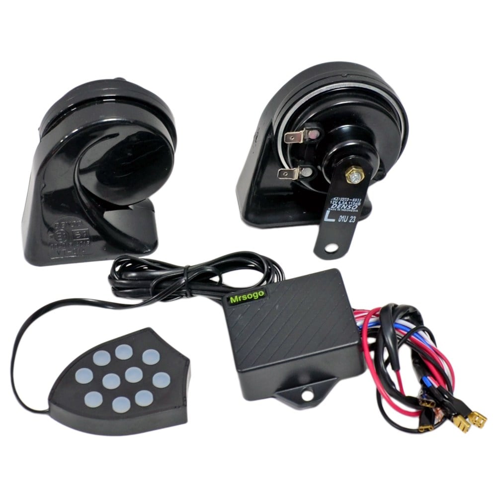 NYF Mrsogo 12V Elektronik Salyangoz Korna Siren 10 Ses (410Hz-150dB)