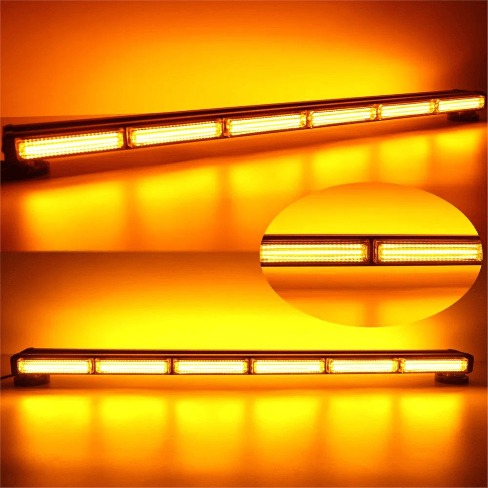 NYF Off Road Led Bar 12-24V 108W 90 cm Cob Led Turuncu 12 Modlu Ayarlı 90x4x4 cm