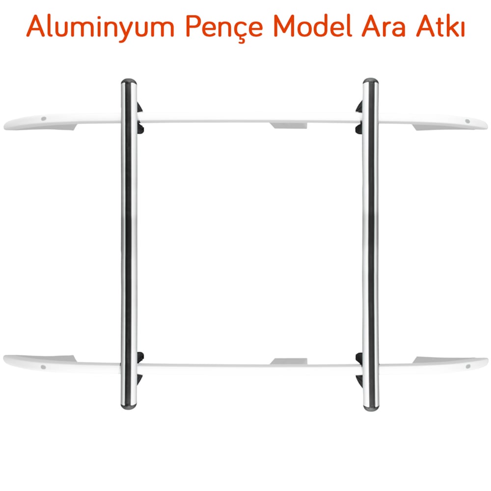 NYF Pençe Ara Atkı (Üstten Sıkma) 115 cm Gri (127cm)