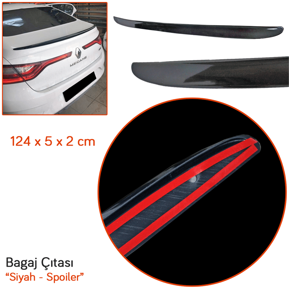NYF Spoiler Bagaj Çıtası Siyah 124 cm