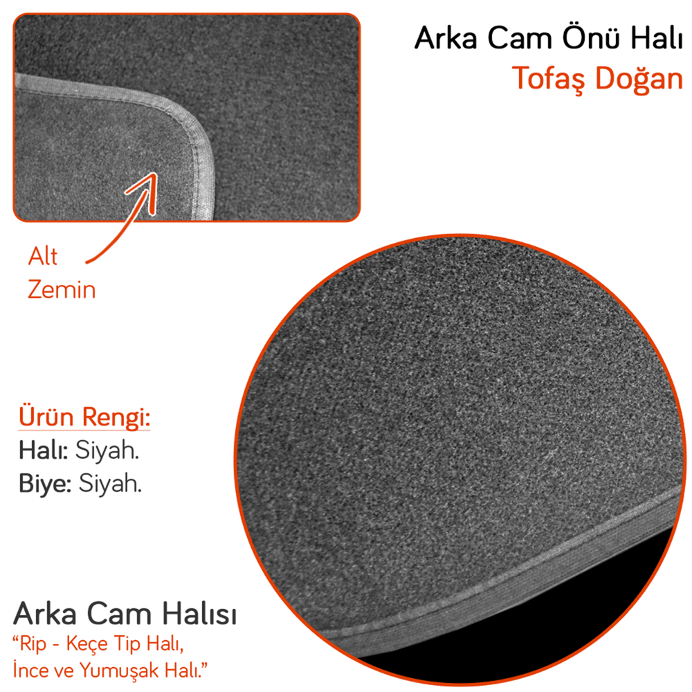 NYF Tofaş Doğan-Şahin Arka Cam Halısı