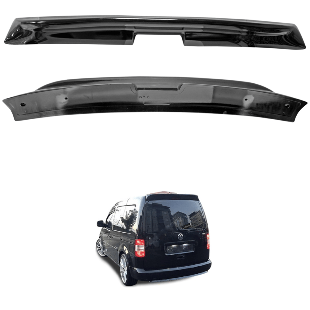 NYF WY-8 Volkswagen Caddy 2003-2015 Spoiler ABS Piano Black