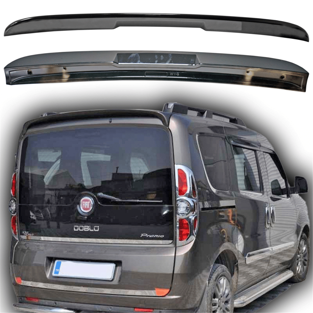NYF WY-9 Fiat Doblo 2 2010-2022 /Combo 10-18 Spoiler ABS Piano Black