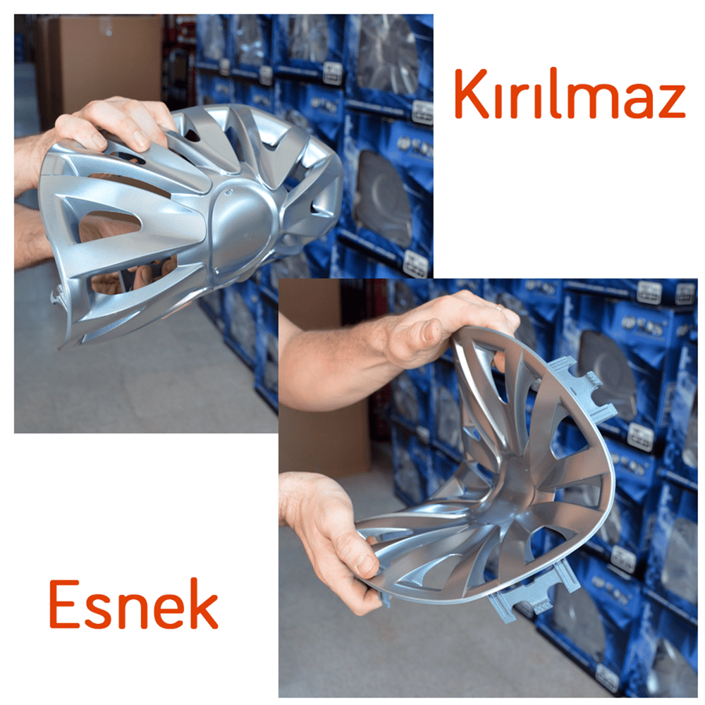 Opel Jant Kapağı Gri 14 inç Kırılmaz ve Esnek