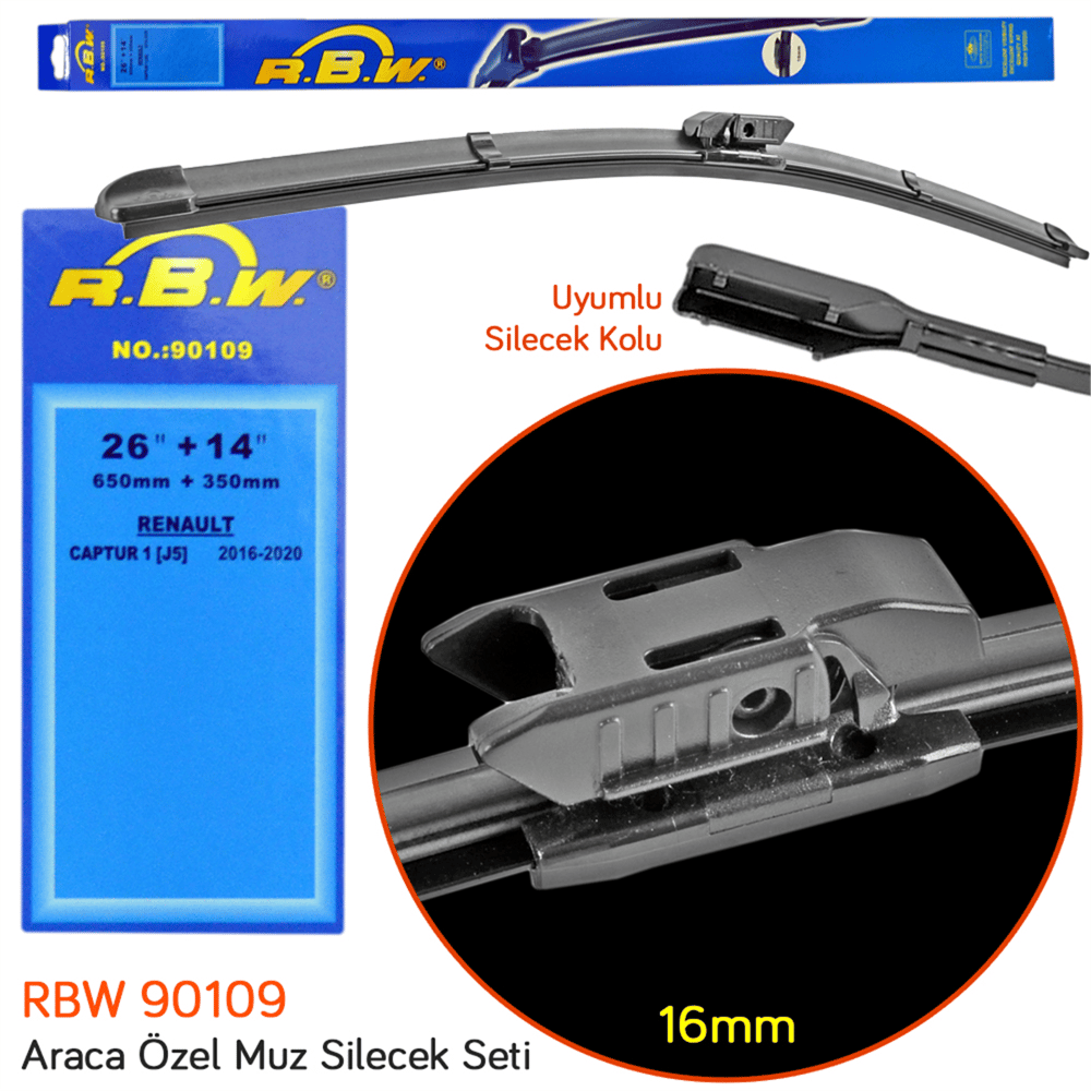 RBW 90109 Renault Captur 2016-2020 Silecek