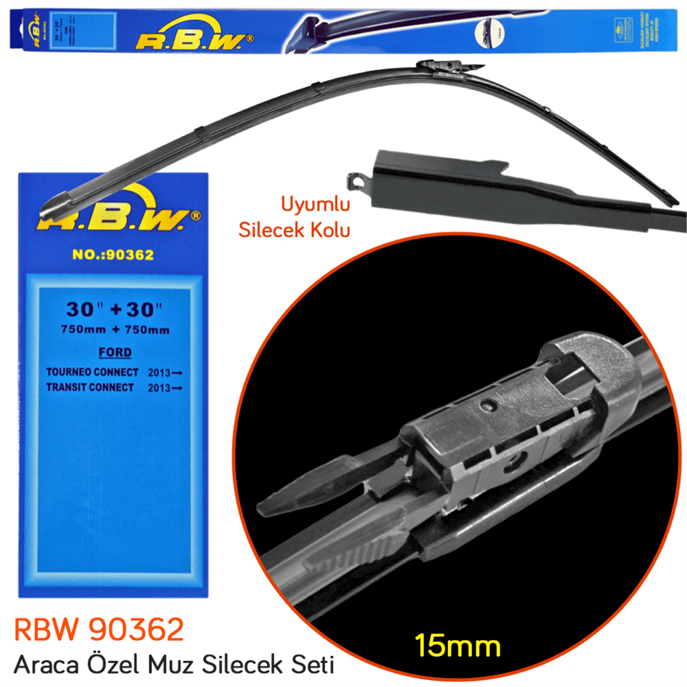 RBW 90362 Ford Tourneo Connect 2013- Ön Silecek Takımı