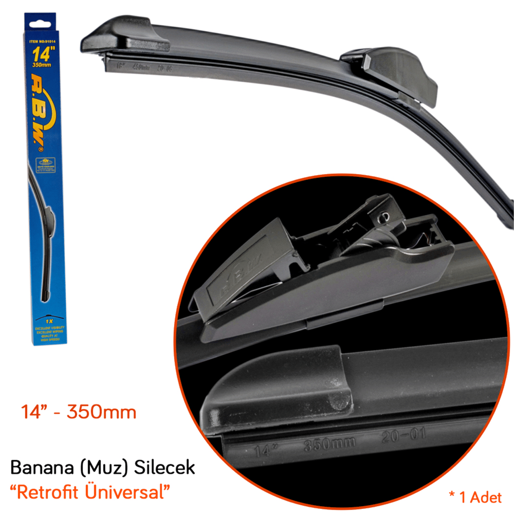 RBW 91014 Retrofit Üniversal 14 inç / 350 mm Muz Silecek