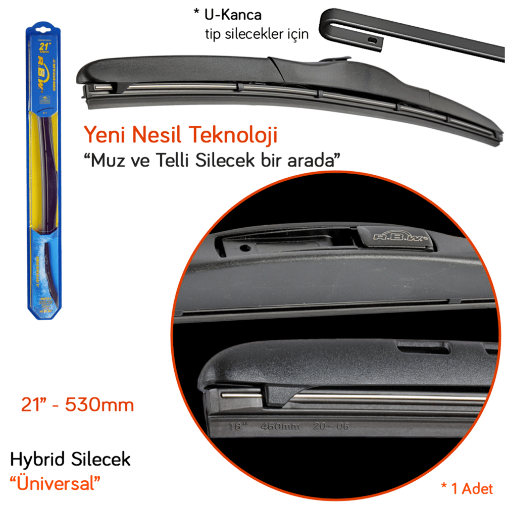 RBW 92721 Hybrid Üniversal 21 inç / 530 mm Silecek