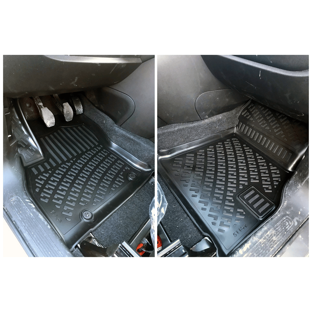 Rizline Fiat Fiorino (Dizel) 2020+ (Panelvan) 3D Havuzlu Ön Paspas