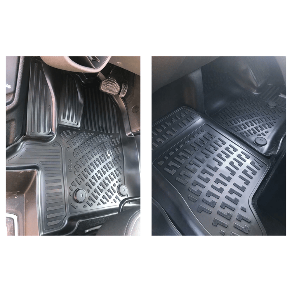 Rizline Ford Custom 2012-2023 (Otomatik-Şoför+2 Yolcu) Ticari Ön 3D Havuzlu Paspas