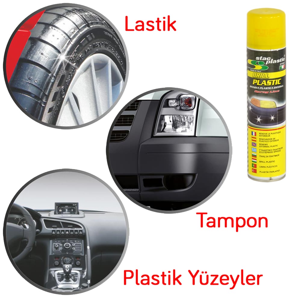 Stac Plastic Tampon Plastik Parlatıcı Sprey 400 Ml BR0900101