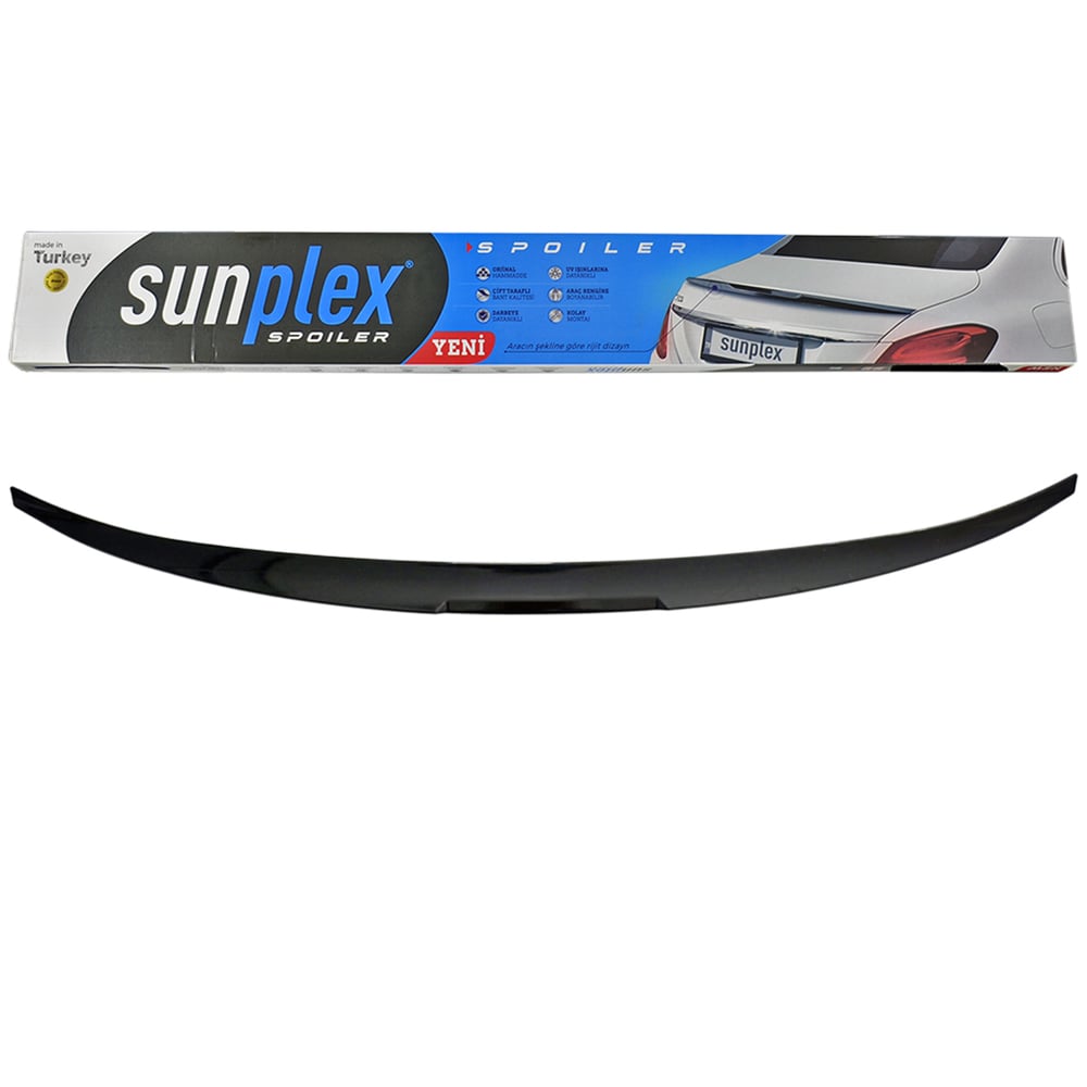 Sunplex Renault Symbol 2013+ /Logan 2013+/301/C-Elysee Spoiler Bagaj Çıtası Piano Black