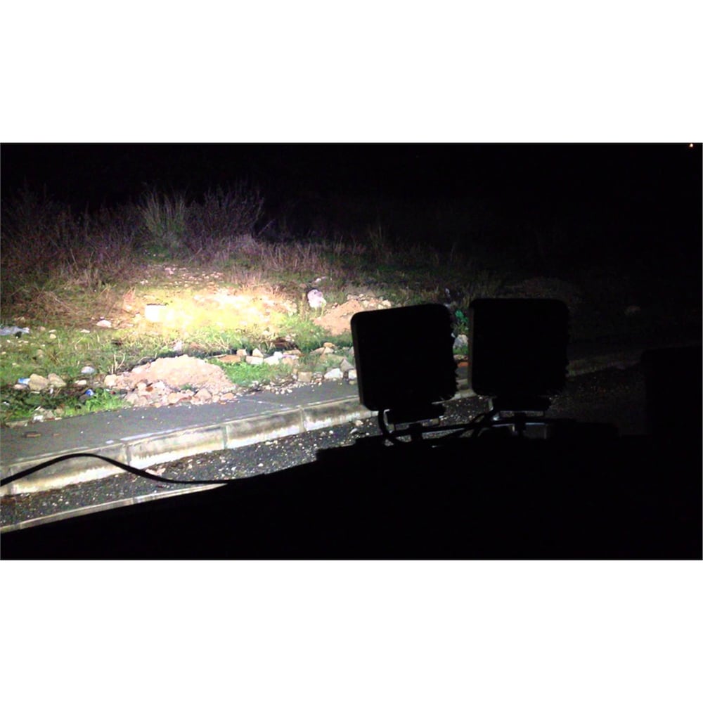 TAS 12-80V Çalışma Lambası Kare 16 Led 48W 106x106x35mm L1005