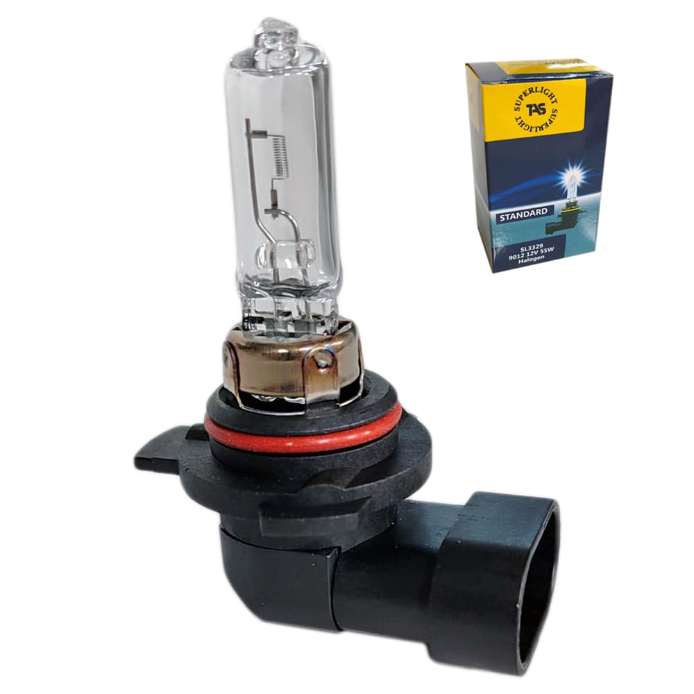 TAS Süperlight 12V 9012 Ampul (HIR2 Ampul) Halogen 55W Uzun Ömürlü SL3329 (2 li)
