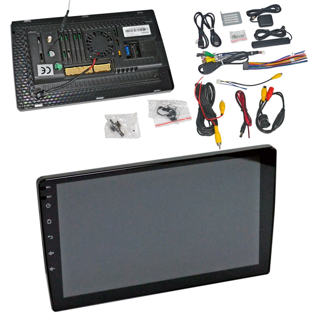Twogo GO-i9001 Android Monitör 9 inç QLed HD Dokunmatik Ekran (Carplay, 2GB+32GB, 60Wx4, BT)