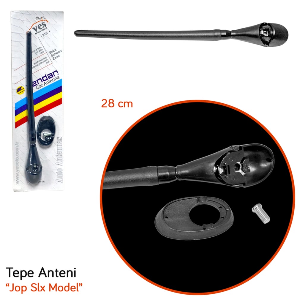 Zendar Y-215V Tepe Anten Slx 28 cm BR0025015