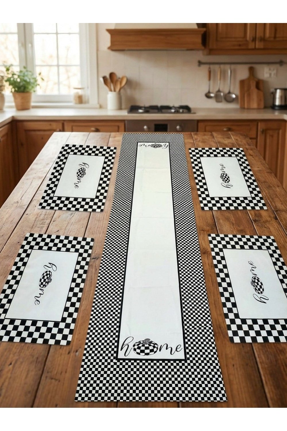 Home Desenli Desenli Runner & 4’lü Kare Supla Takım