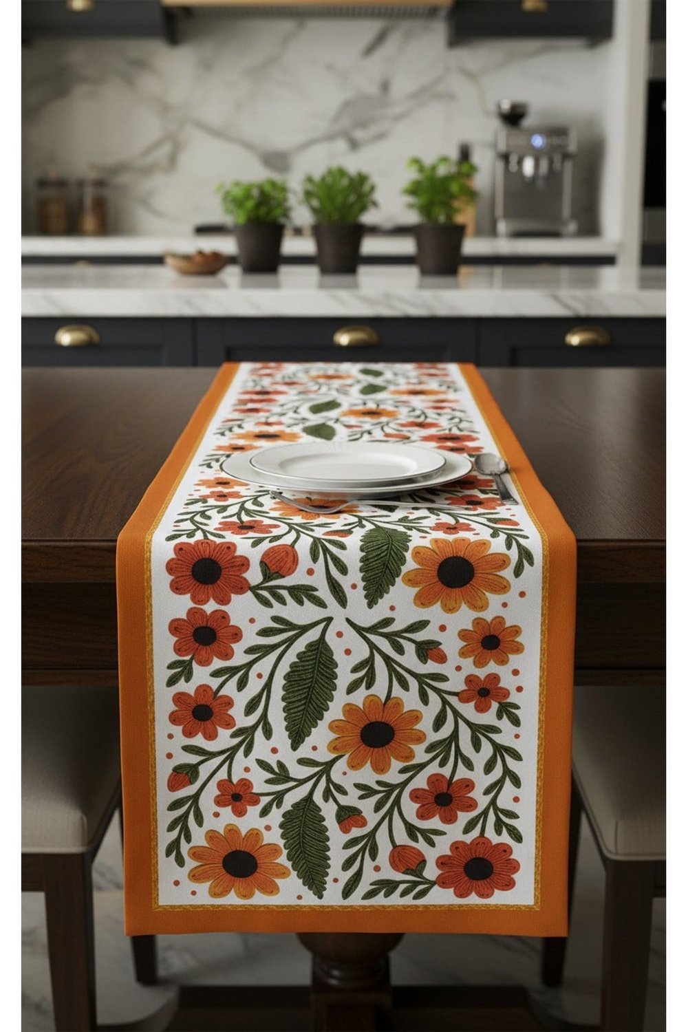 Kır Çiçekleri Model Runner Masa Örtüsü 40x140 Cm