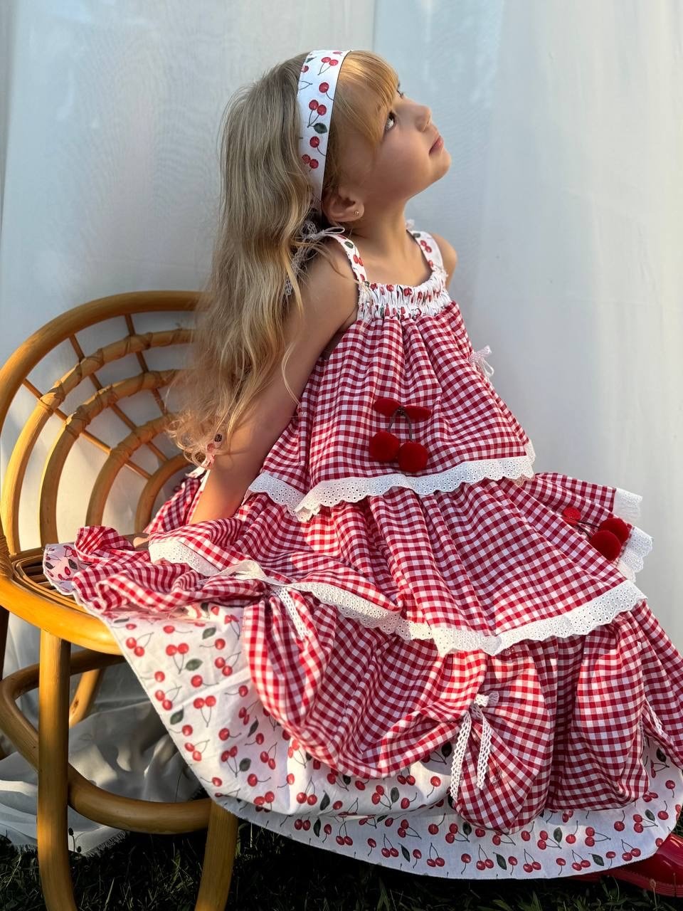 🍒 Cherry Picnic Elbise