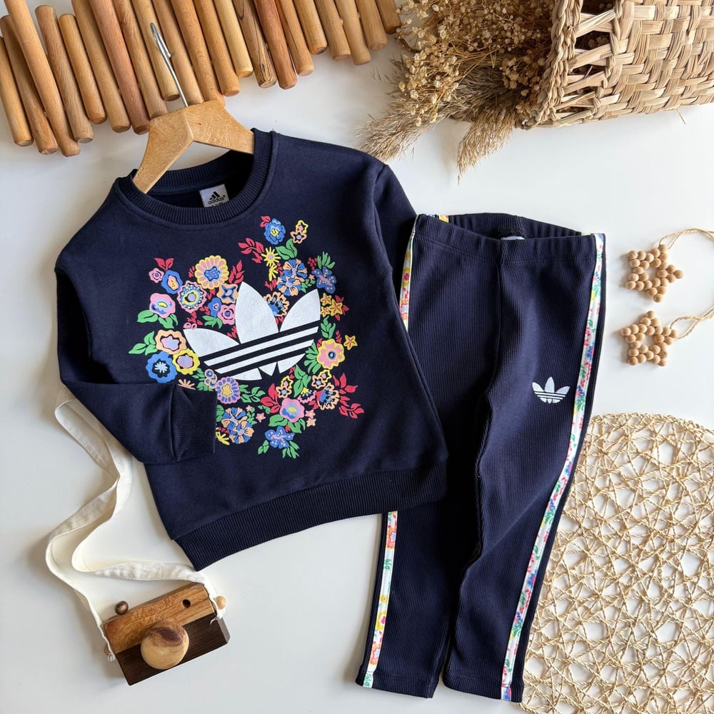 Adidas Taytlı Takım Lacivert
