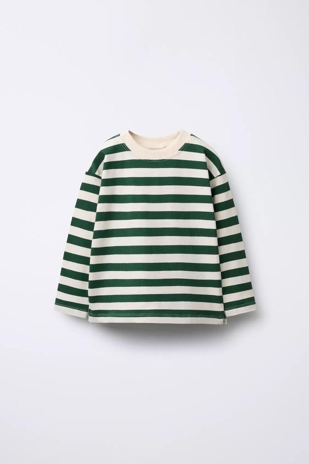 Laciel Paris Çizgili Sweatshirt Yeşil