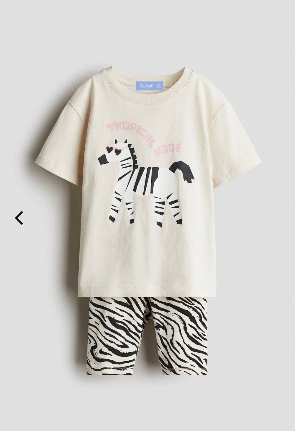 Laciel Paris Zebra Desenli Takım