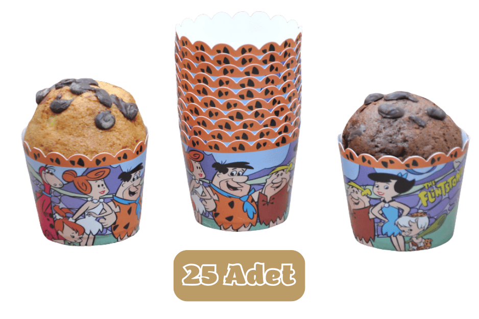 Çakmaktaş Temalı Cupcake Muffin Kalıbı