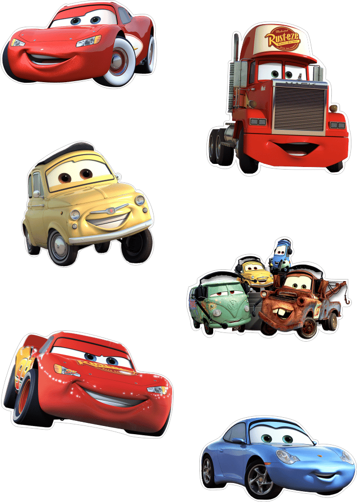 Cars Yenilebilir Cupcake ve Pasta Resim Baskı