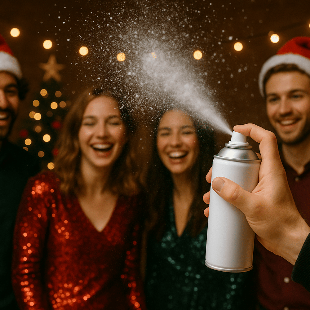 Eriyen Kar Spreyi 300 ml - Geçici Yapay Kar Efekti