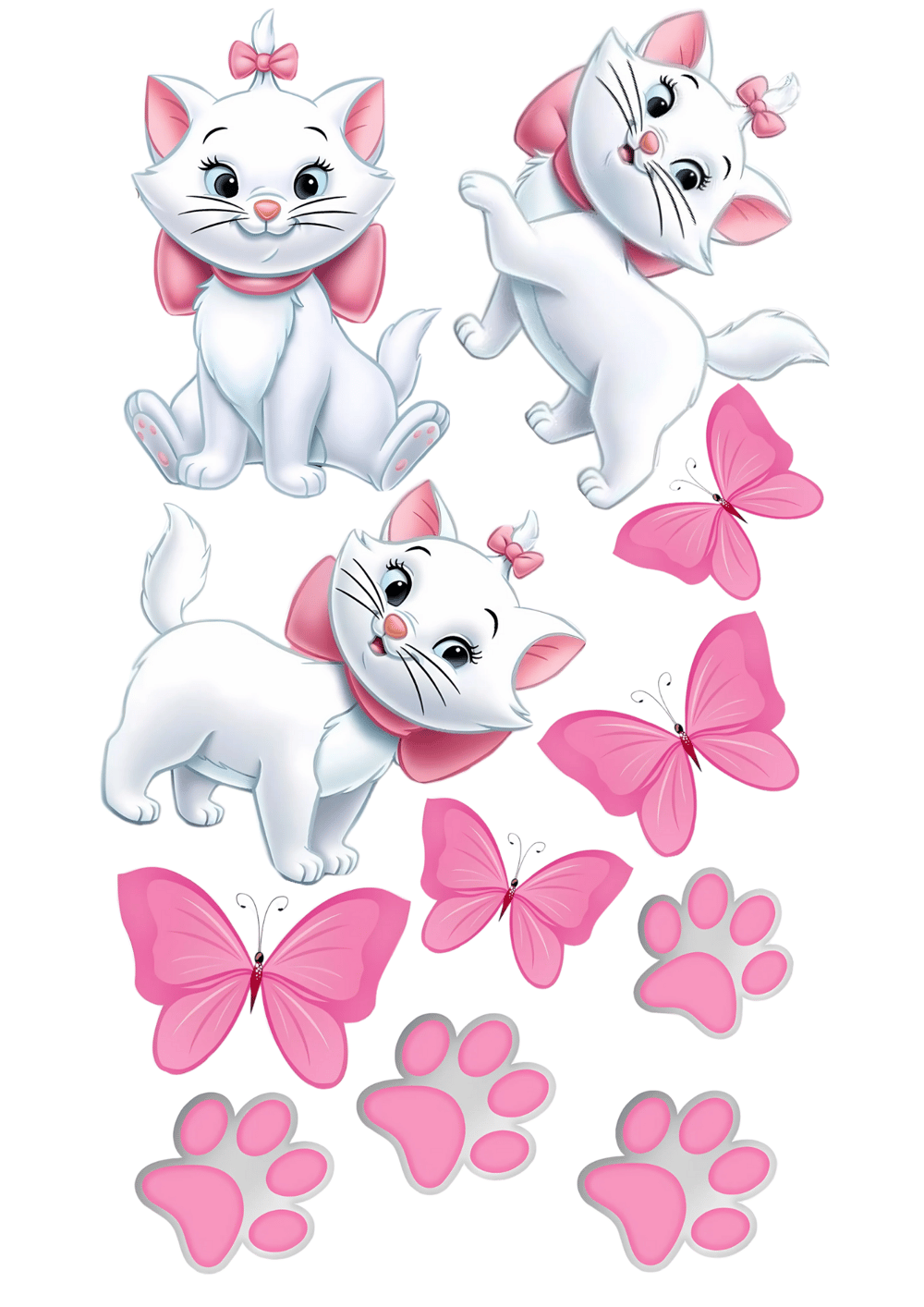 Kedi Yenilebilir Cupcake ve Pasta Resim Baskı