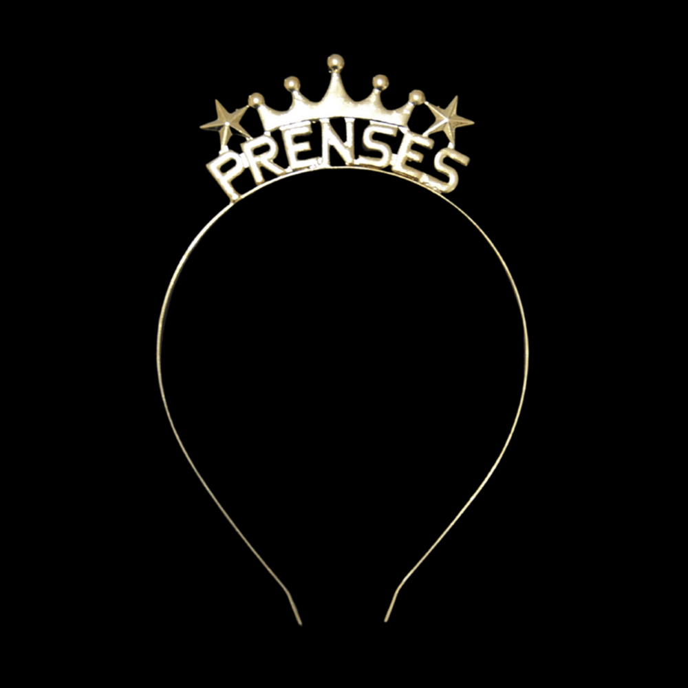 Prenses Altın Renkli Metal Taç