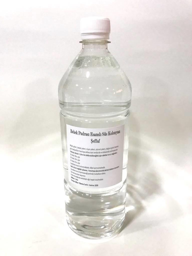 Şeffaf Renkli Süs Kolonyası 1 Lt