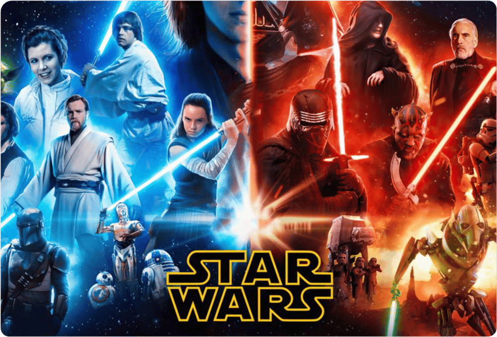 Starwars Dikdörtgen Pasta Yenilebilir Resim Baskı 28*19 cm