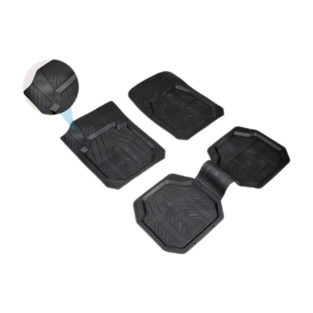 Promats Tuna 3D Siyah Üniversal Havuzlu Paspas 5 Parça