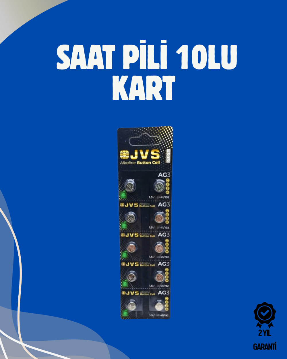  1.5V AG3 Pil - Küçük Elektronik Cihazlar İçin Uyumlu