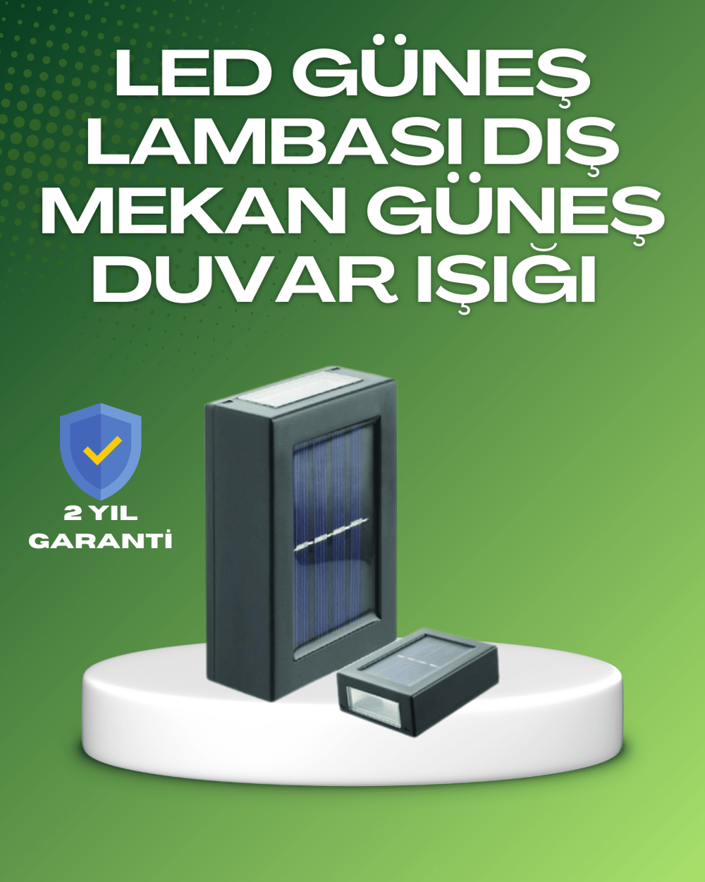 Bahçe ve Balkon İçin Güneş Enerjili Lamba