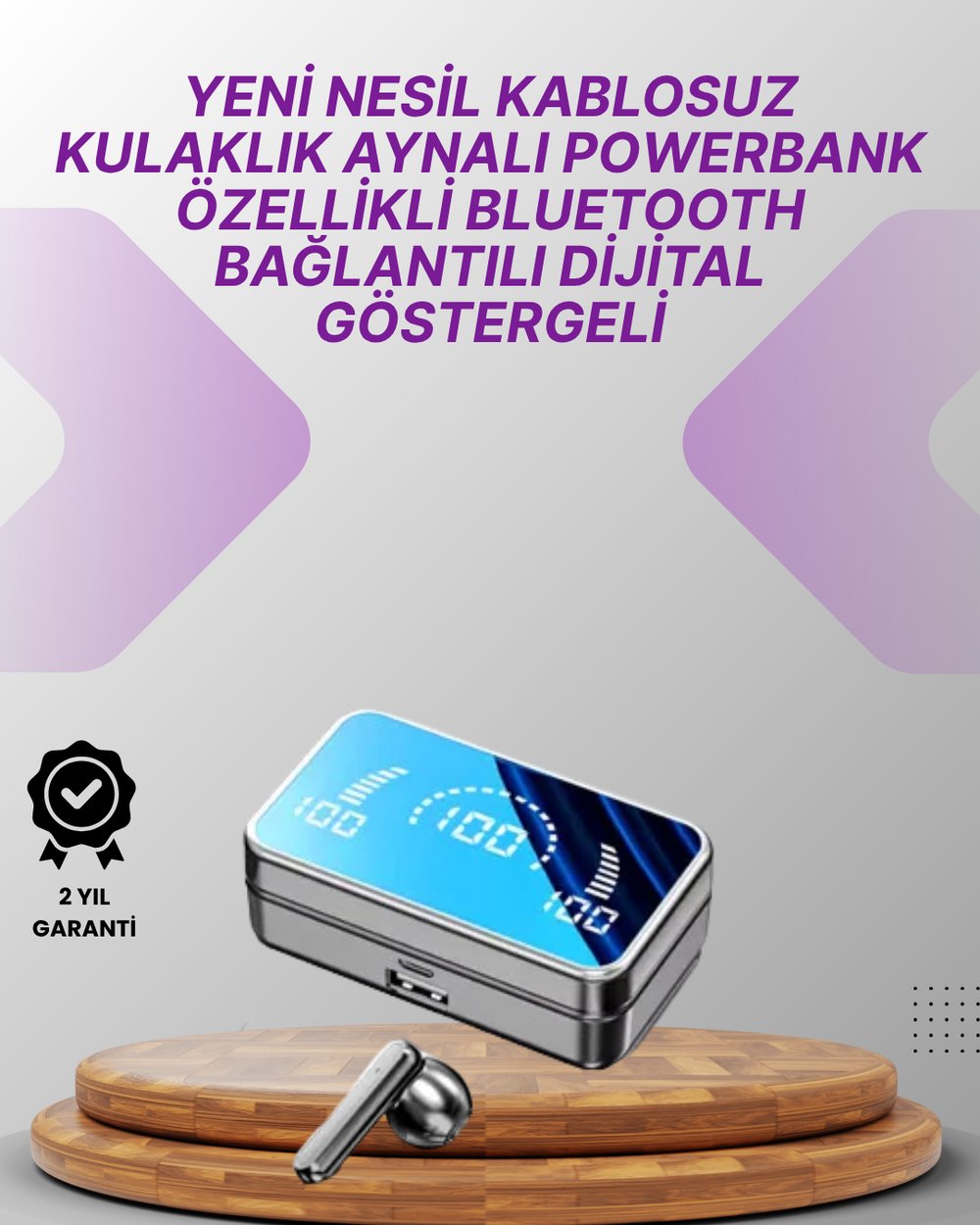 Bluetooth 5.4 Destekli Dil Çeviri Kulaklığı – ANC ve Stereo Sesli
